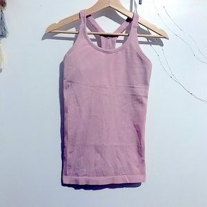 Lululemon pink tank top